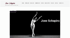 Desktop Screenshot of joeeschapirodance.com
