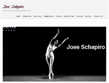 Tablet Screenshot of joeeschapirodance.com
